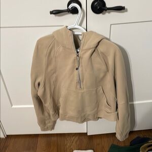 Women's LuLuLemon Tan Hooded Jacket